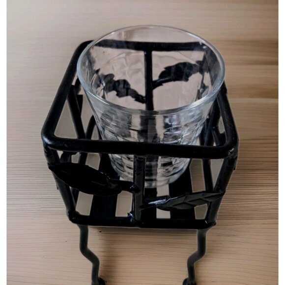 Metal and Glass Candle Holder - Picture 5 of 5